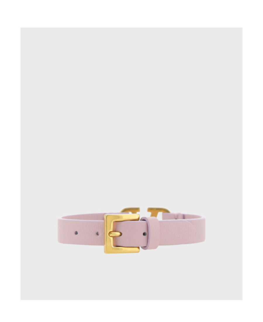 VALENTINO GARAVANI VLOGO SIGNATURE LEATHER BRACELET 