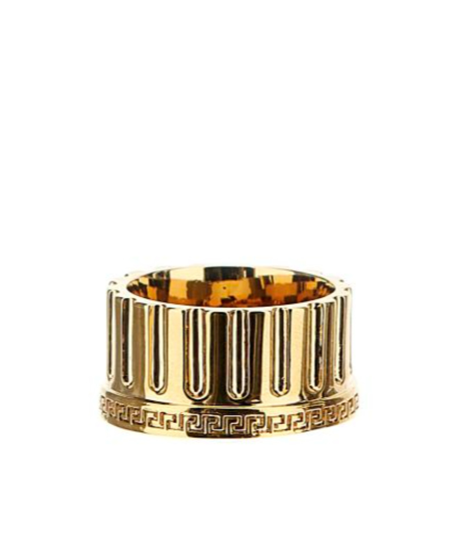 Versace Medusa Ring In Multicolor