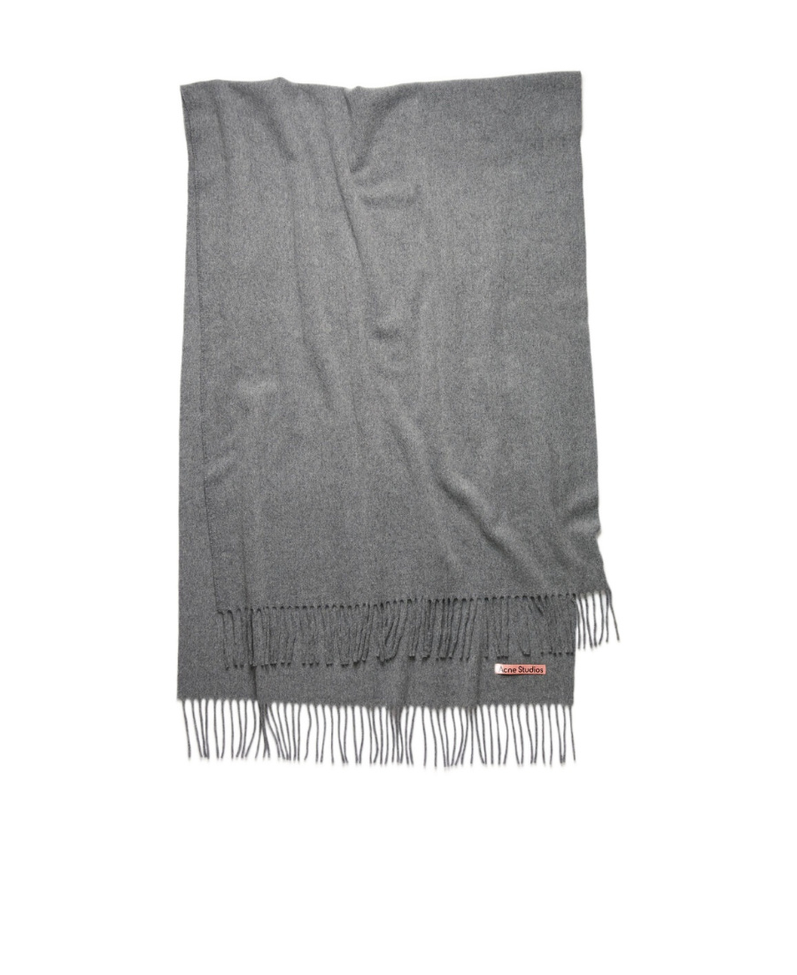 Acne Studios Wool Scarf In Gray