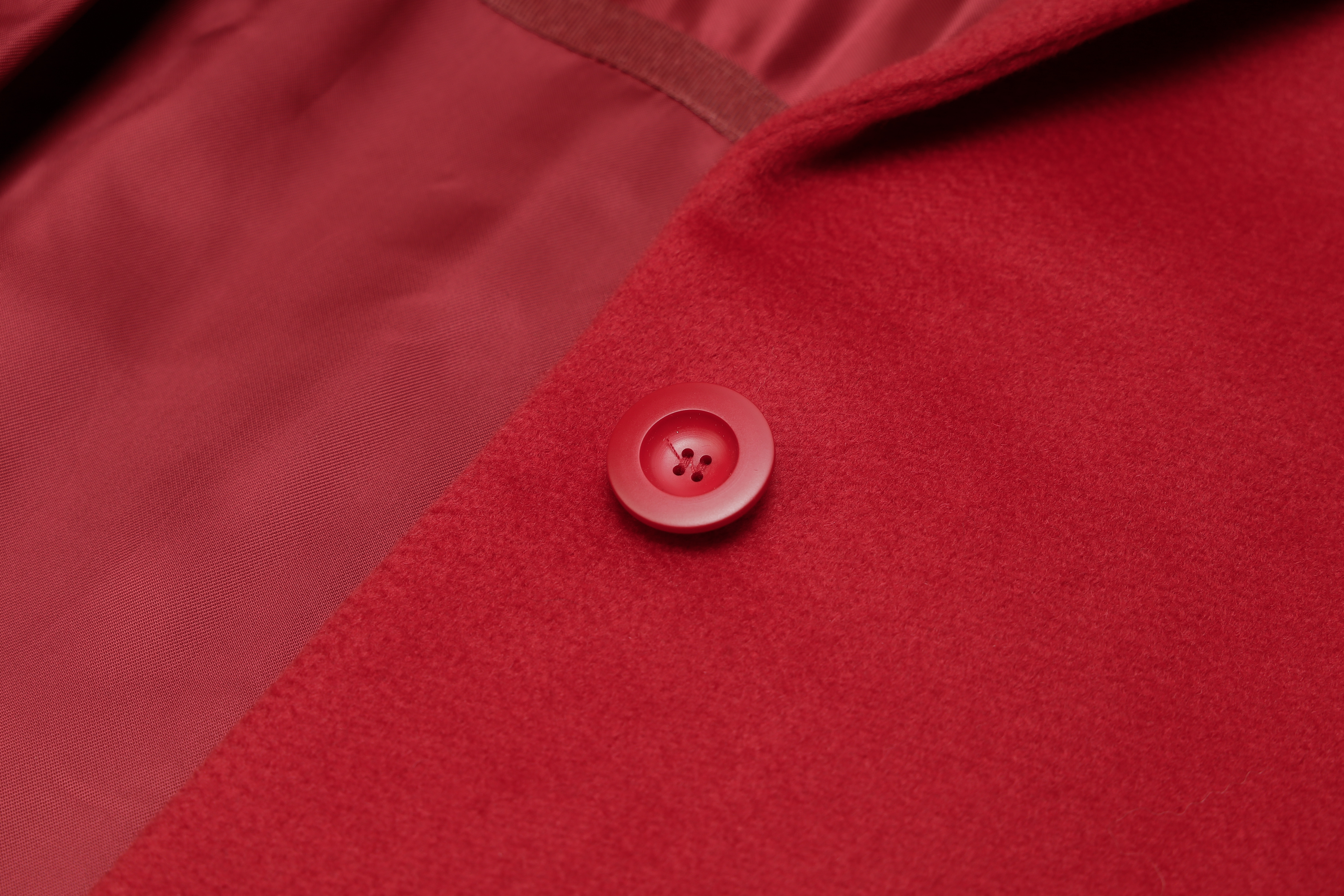 Max Mara Single-breasted Medium-length Coat In Red