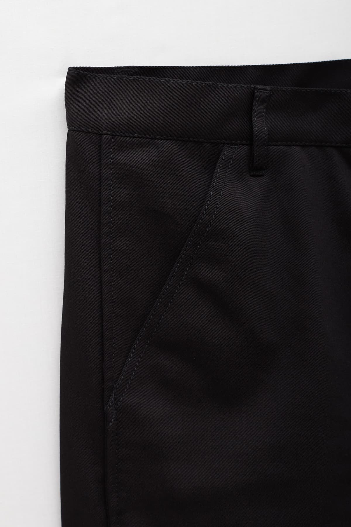 Comme Des Garçons Belt-loop Formal Trousers