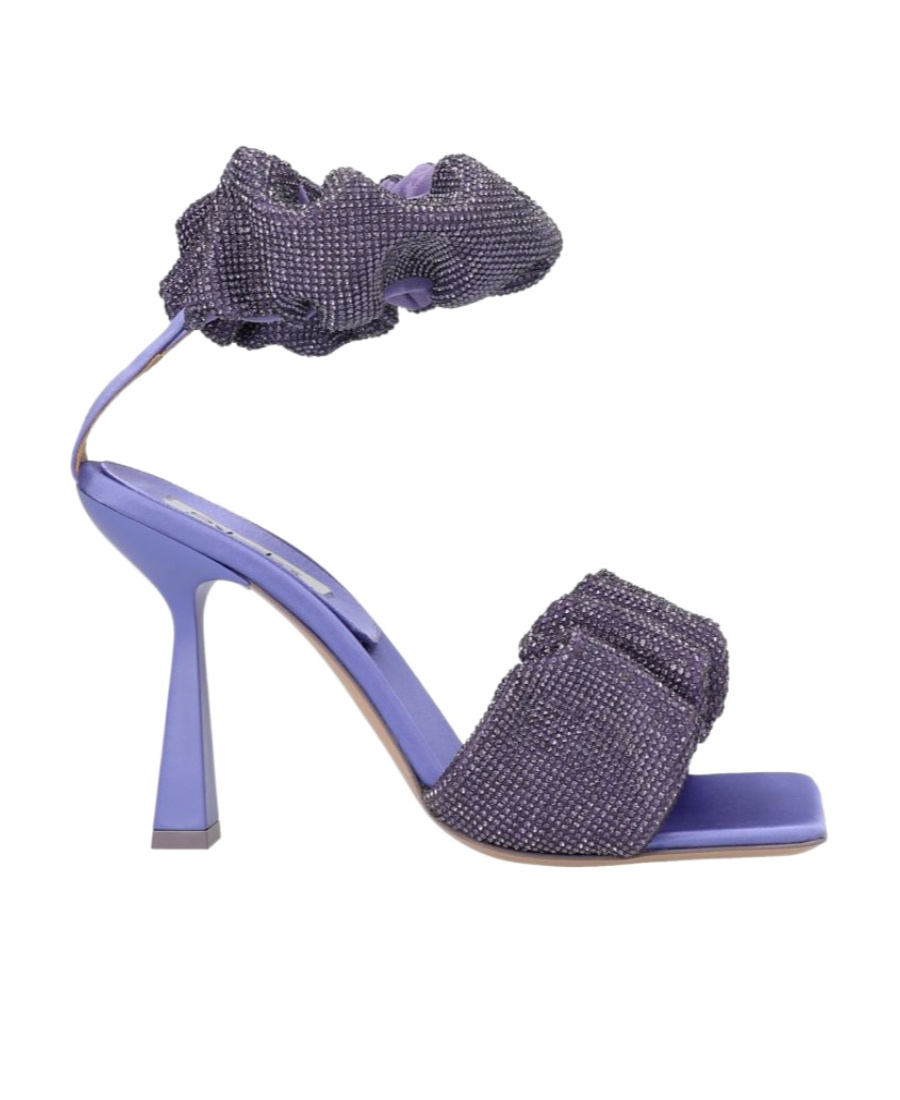 Sebastian Logo Sandals In Purple