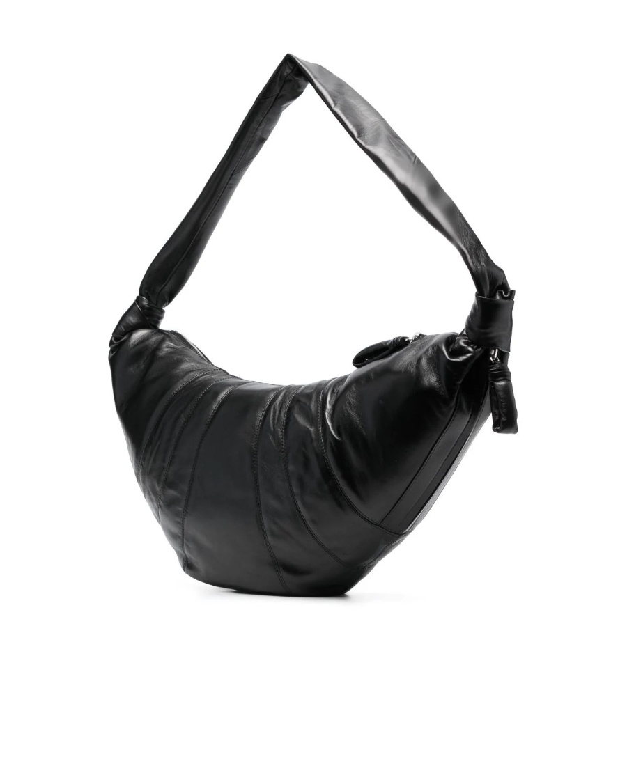 Lemaire Large Croissant Bag In Black