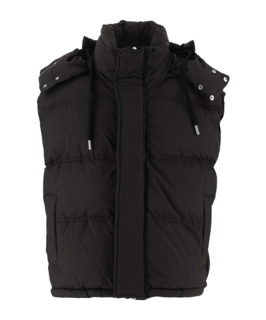 Ami Alexandre Mattiussi Black Sleeveless Down Vest In Black