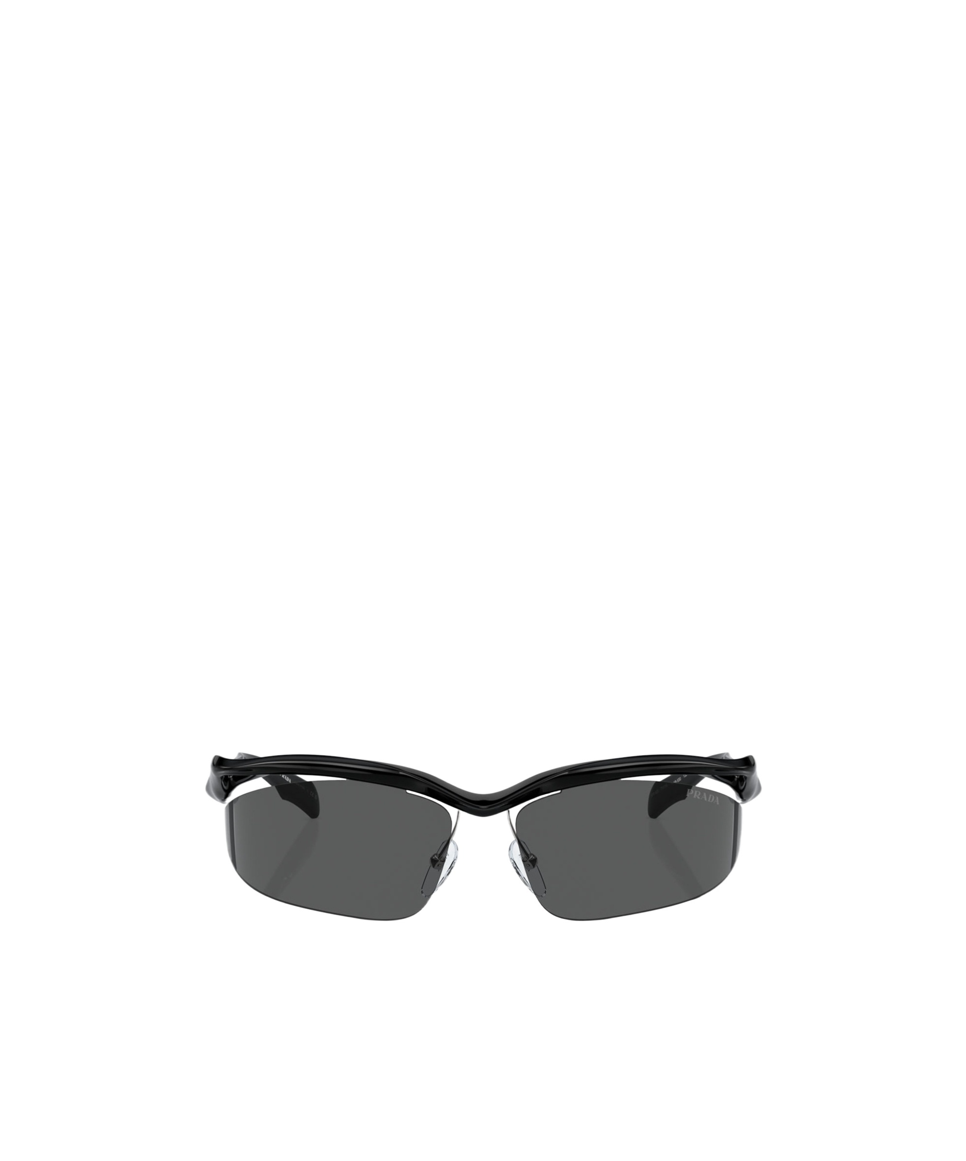 Prada Womens Black Pr A25s Cat-eye Acetate Sunglasses In Gray