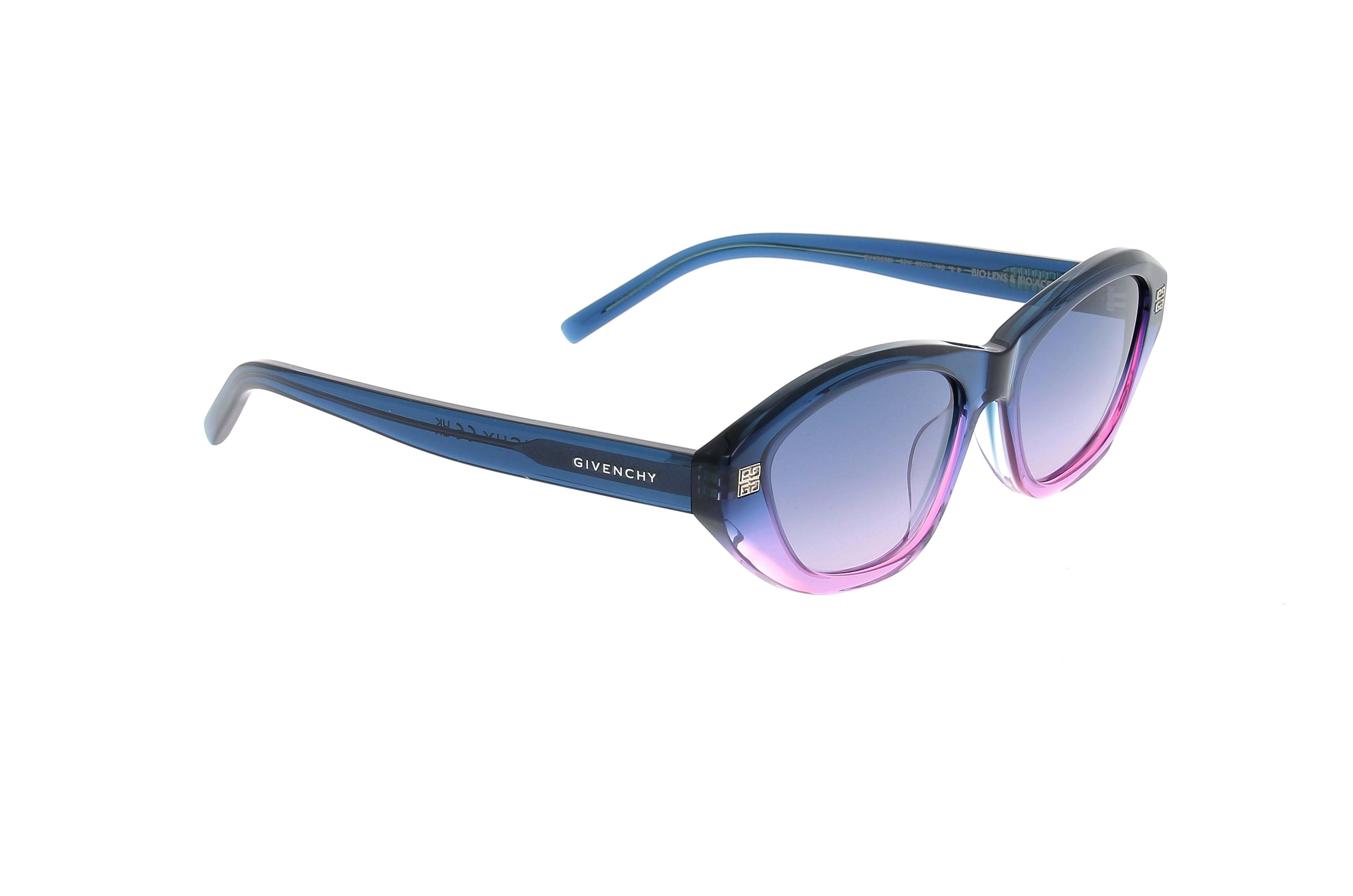 Givenchy Logo Full-frame Sunglasses In Blue