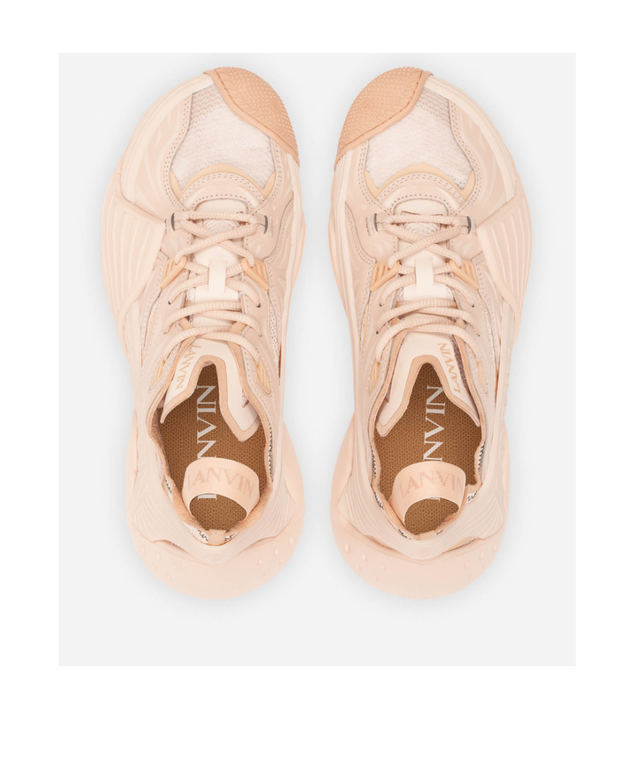Lanvin Flash-x Low-top Sneakers In Nude