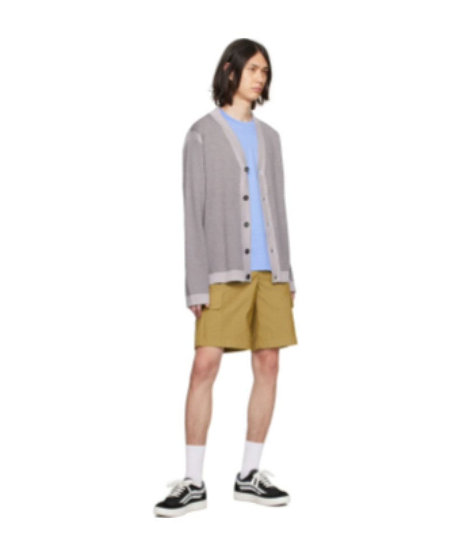 Ps By Paul Smith Four-bag Belt-loop Shorts In Nude