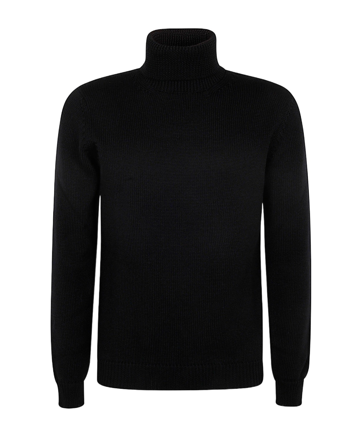 Nuur Long Sleeves Turtle Neck Sweater In Black