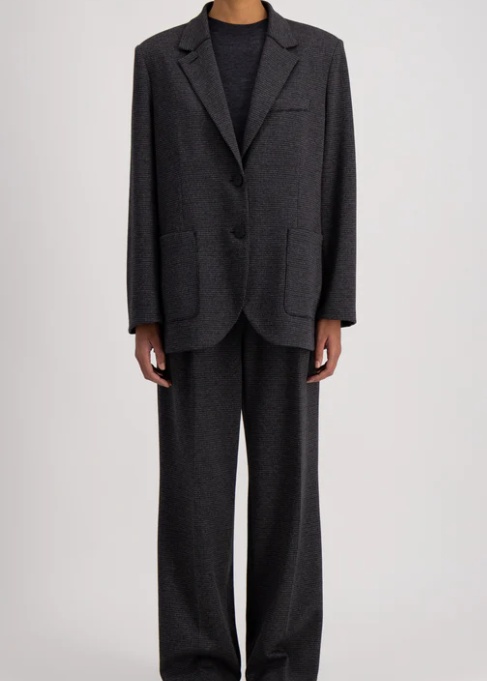 HARRIS WHARF LONDON DOGTOOTH BLAZER