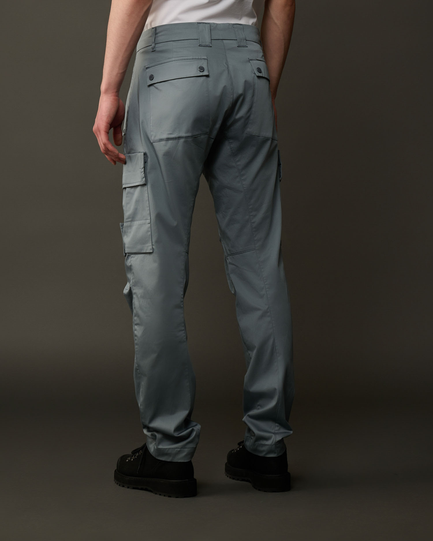 C.p. Company Logo, Badge, Casual Pants. In Black