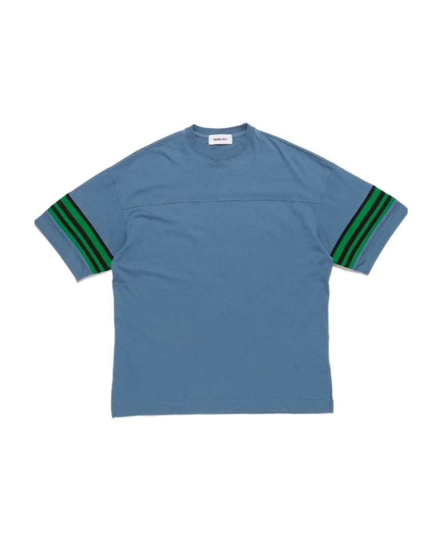 Ambush Loose-fitting T-shirt With Logo Patch In Blue