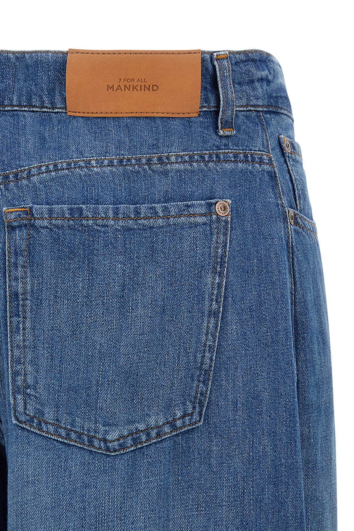 7 For All Mankind Willow Wide-leg Jeans In Blue
