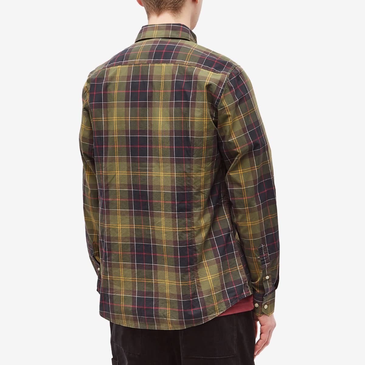 Barbour Kippford Tailored Shirt Classic Tartan In Black