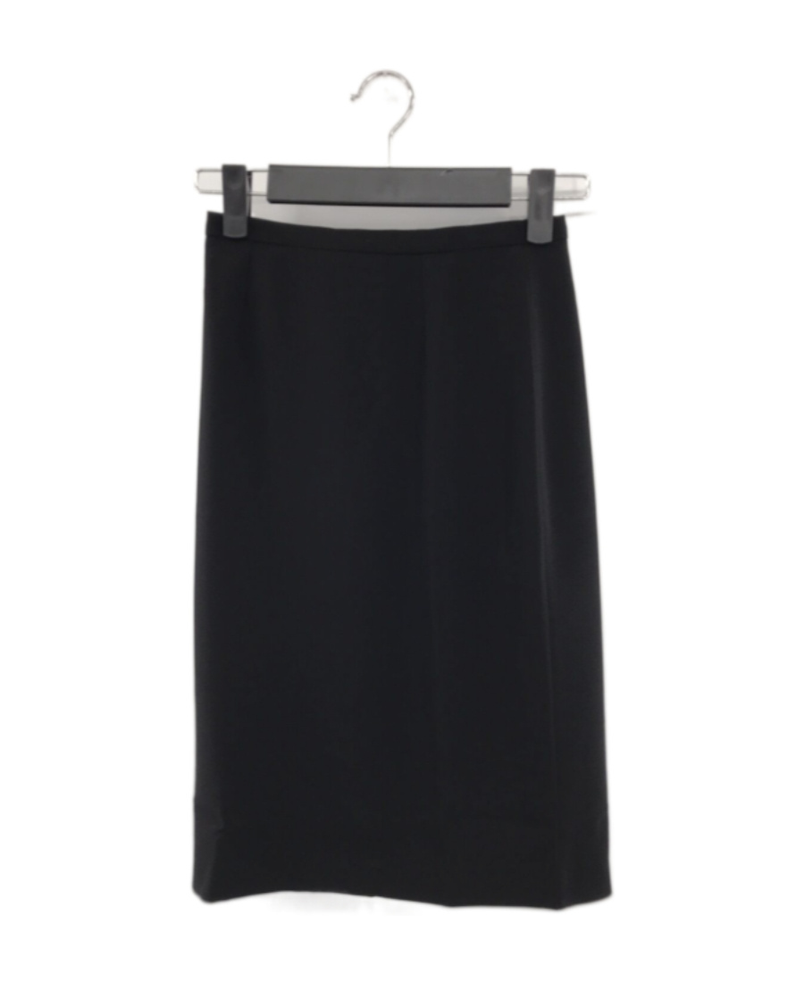 Max Mara Emblem Skirt In Black