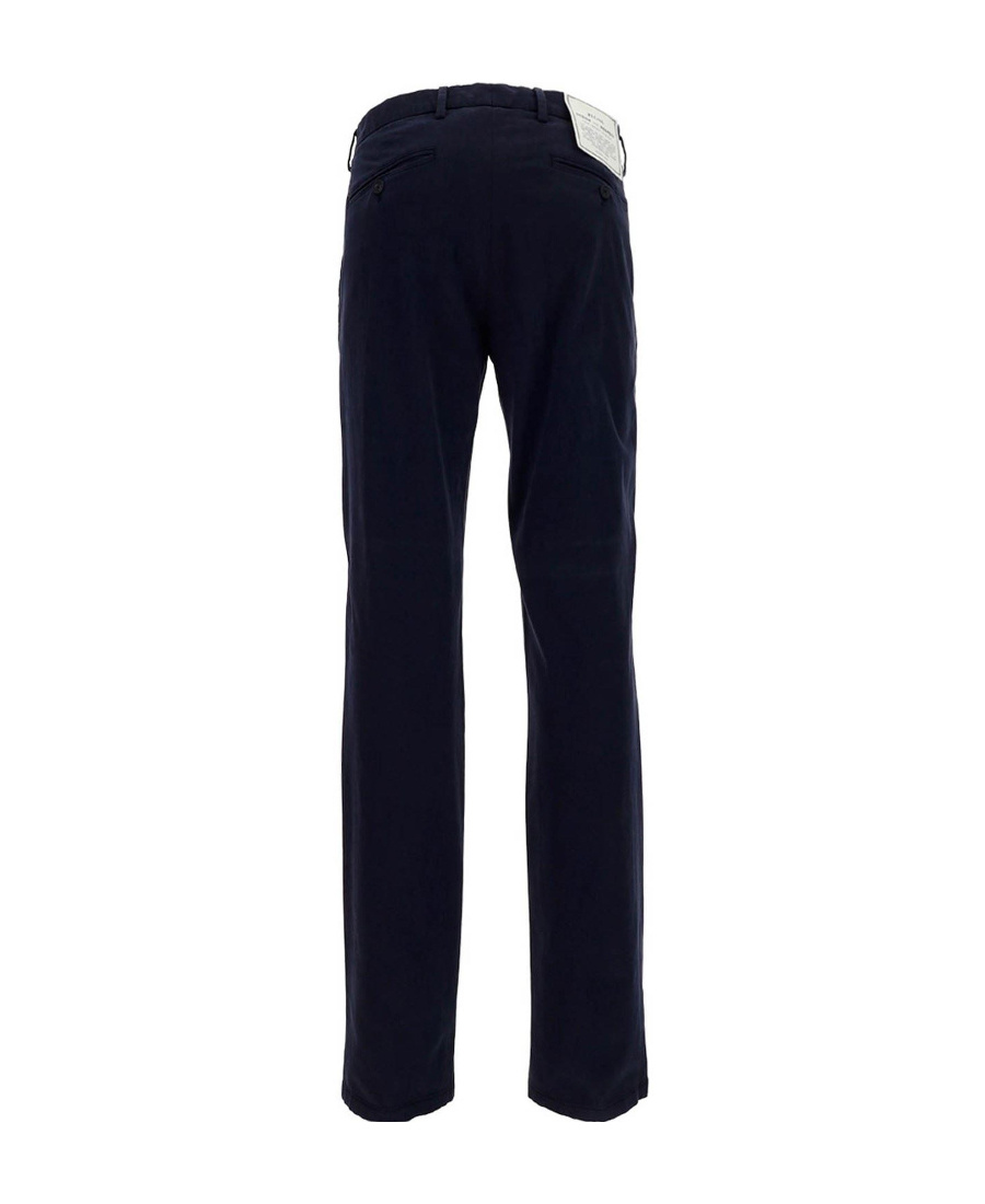 Zegna Tailored Trousers With Side And Back Pockets In Black