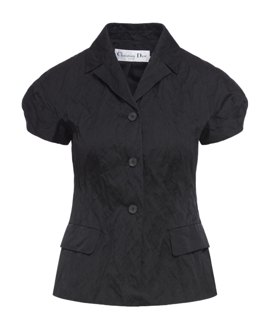 DIOR SHORT-SLEEVED LAPEL CASUAL JACKET