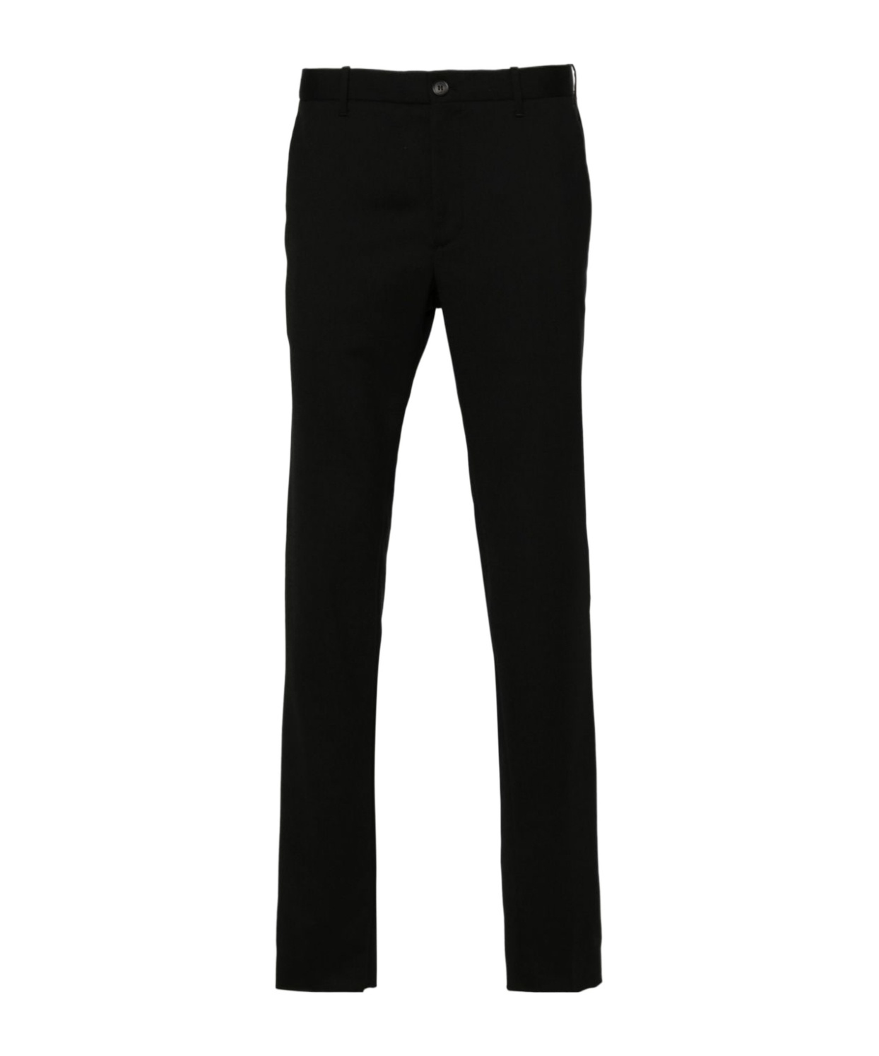 Incotex Pressed-crease Trousers In Black