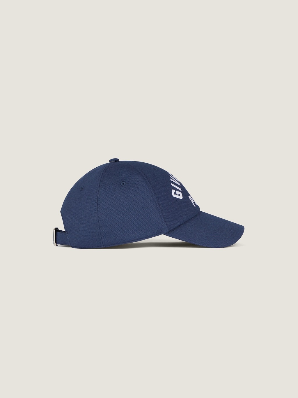 Givenchy Embroidered Cap With Curved Brim And Metal Buckle
