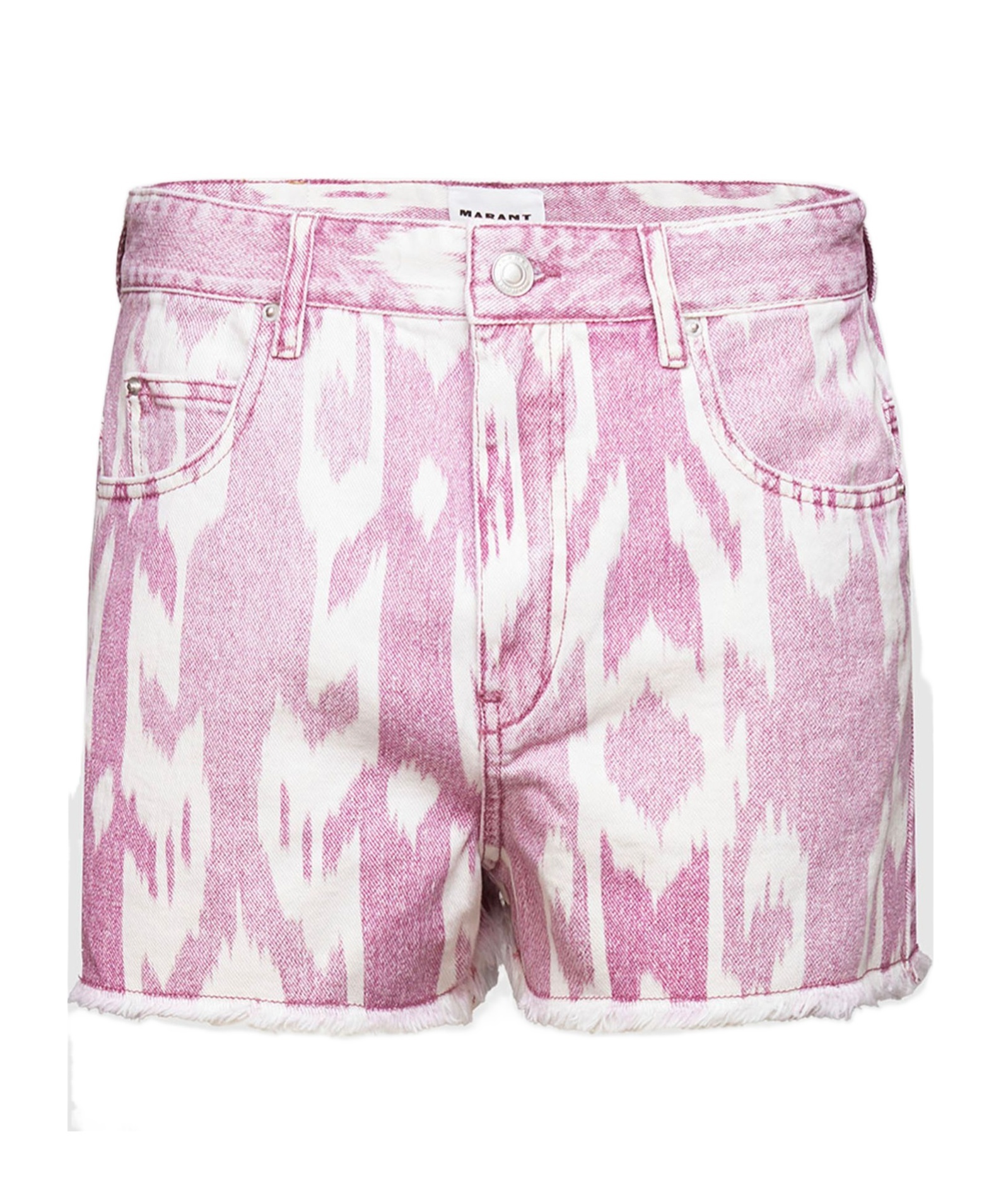 Isabel Marant Étoile Logo Patch Shorts In Pink
