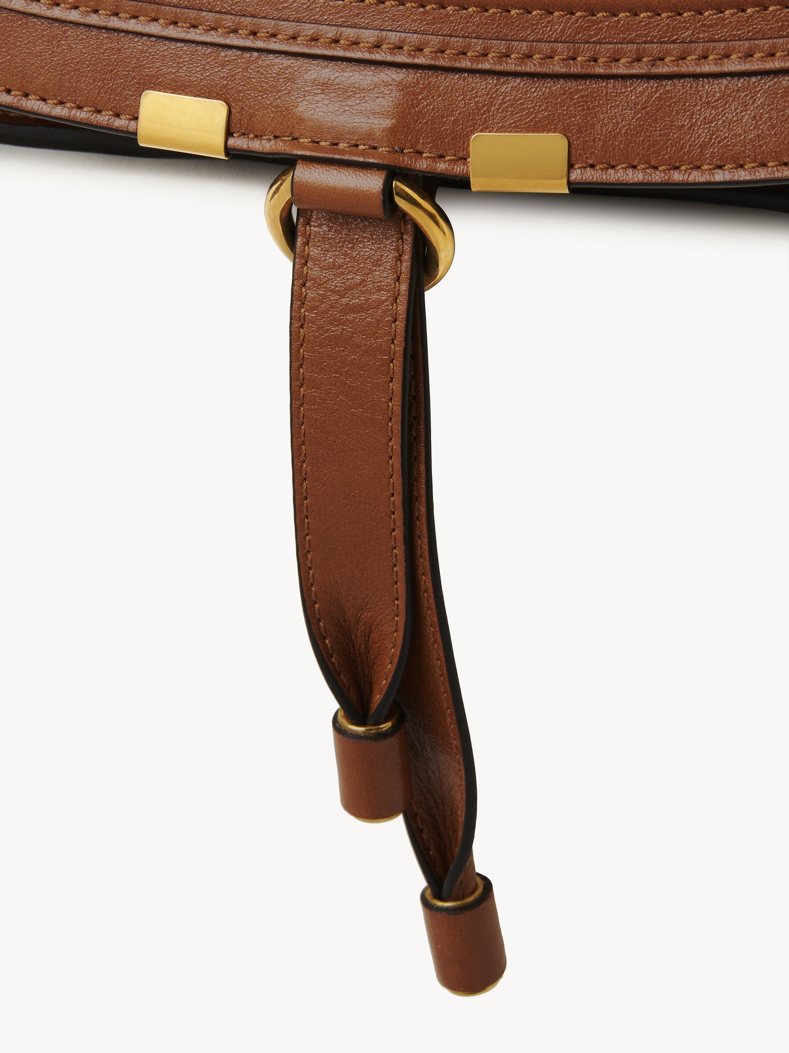 Chloé Chloe Women Brown Leather Medium Marcie Handbag In Brown
