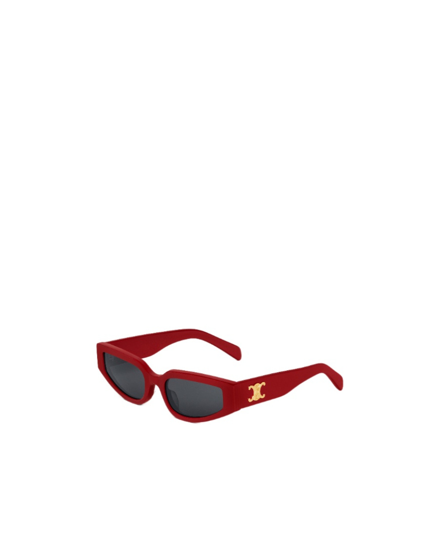 Celine Triomphe 12 Sunglasses In Red