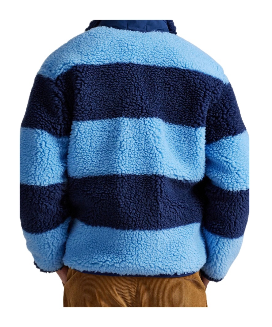 Polo Ralph Lauren Full Zip Fleece Jacket In Blue