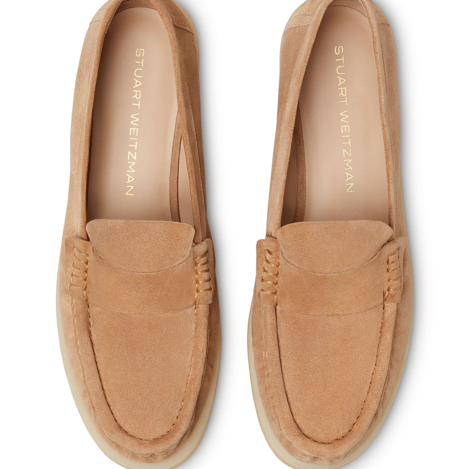 Stuart Weitzman Blake Loafer In Brown