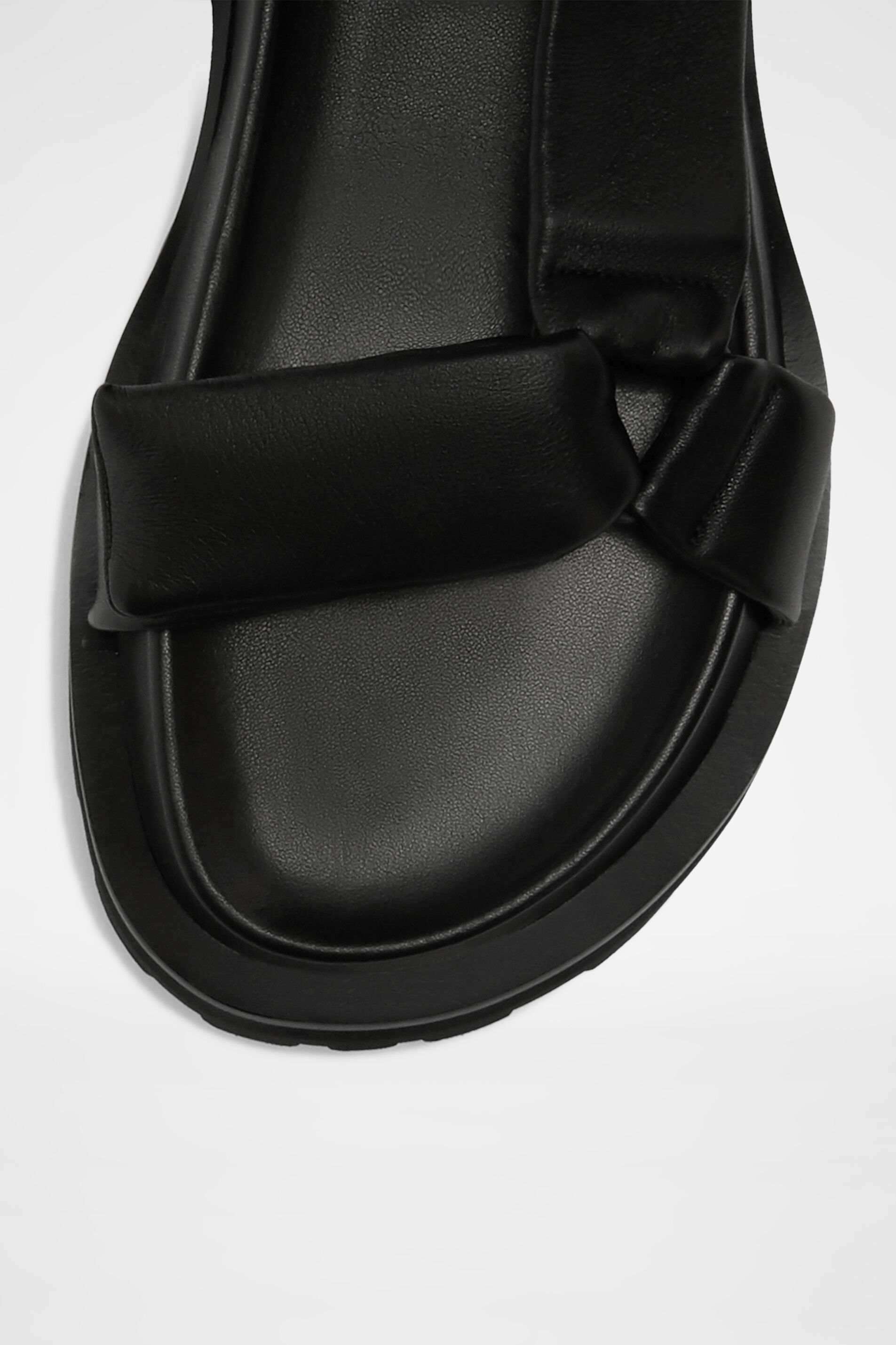 JIL SANDER TOUCH-STRAP FLATFORM SANDALS 