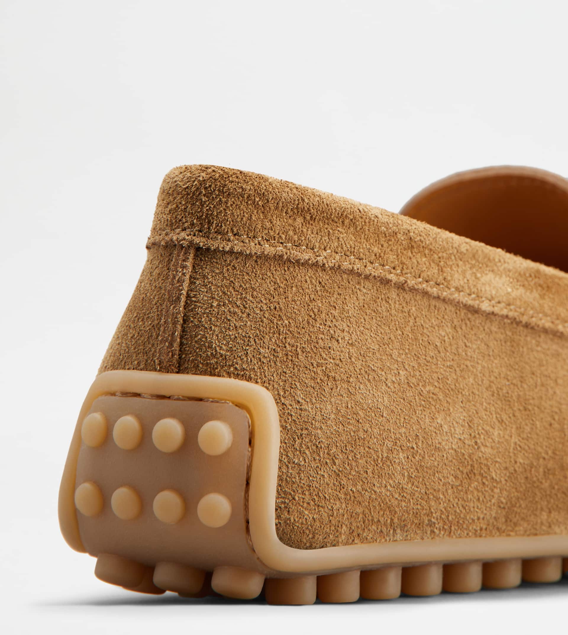 Tod's Logo-debossed Suede Loafers In Brown