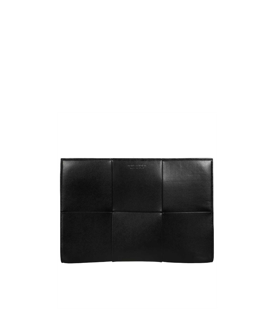 Bottega Veneta Slim Cassette Long Wallet In Black