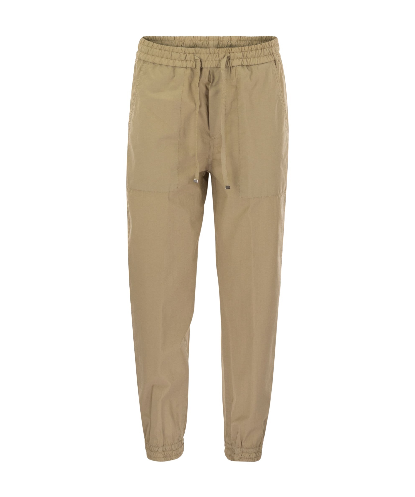 Dondup Alba - Cotton Jogger Trousers In Nude