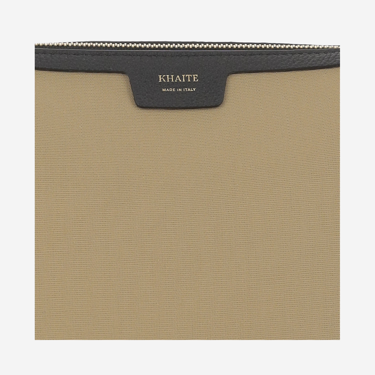 Khaite Lina Zipper Shoulder Bag In Nude