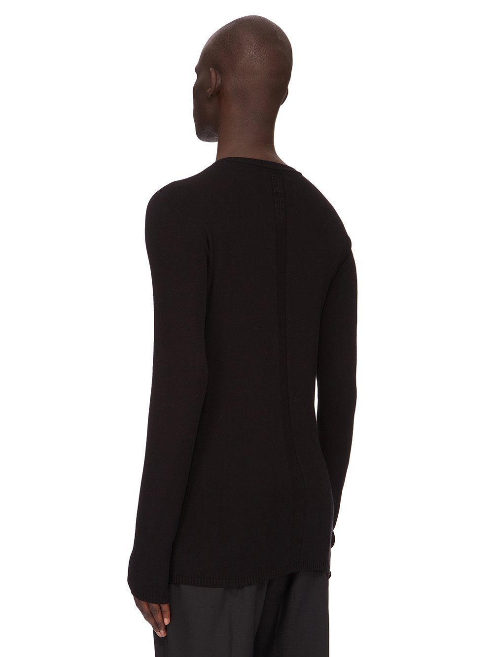 Rick Owens Biker Level Long-sleeve Jumper In Black