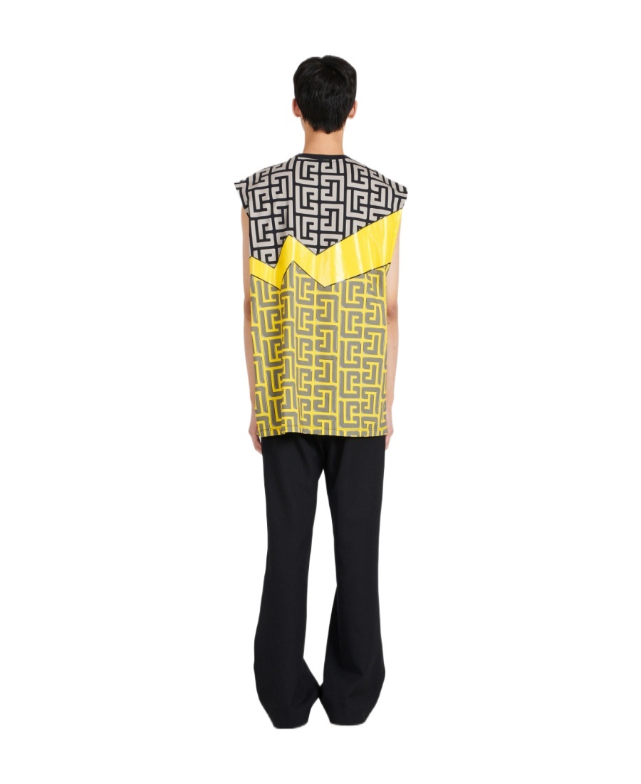 Shop Balmain Unisex - Oversized Pokémon Print Cotton T-shirt In Gray