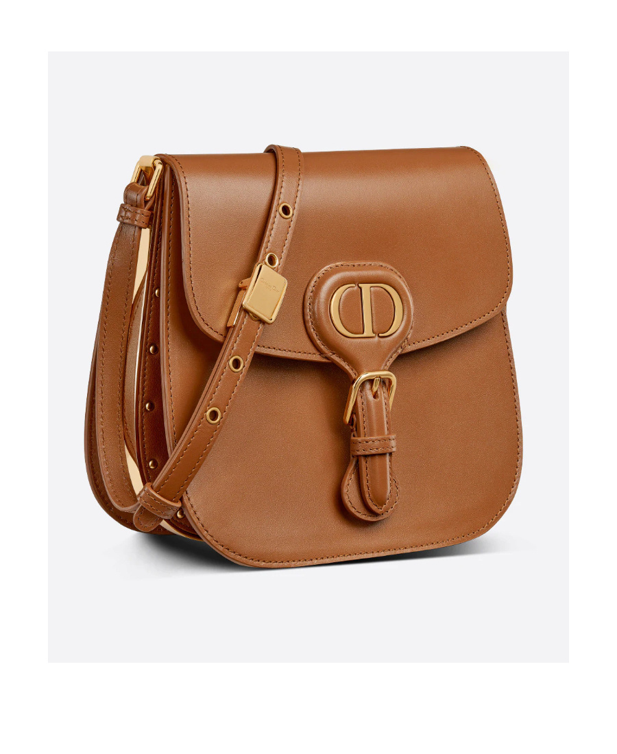 Dior Bobby Frame Shoulder Bag In Brown