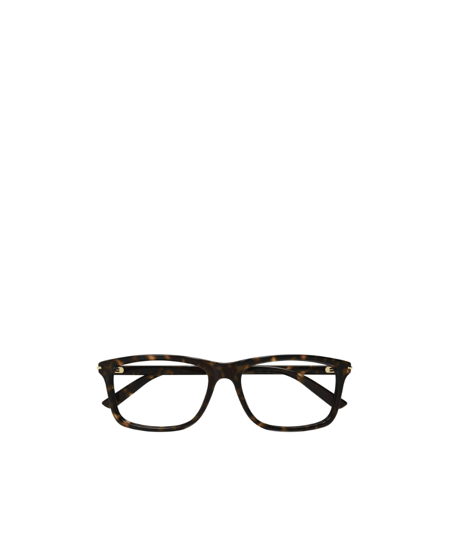 Gucci Gg1447o Tortoiseshell Rectangle-frame Glasses In Black