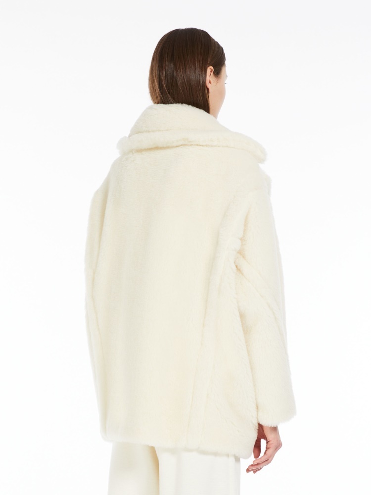 Max Mara Olga Puffer Jacket In White