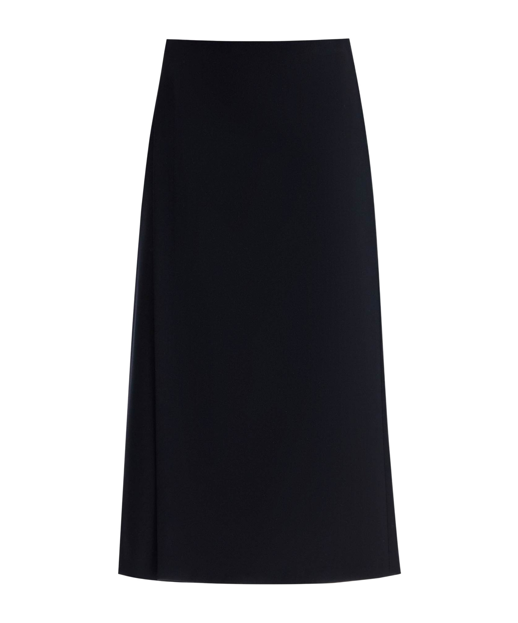 The Row Kavi Wrap Skirt With Pockets In Black