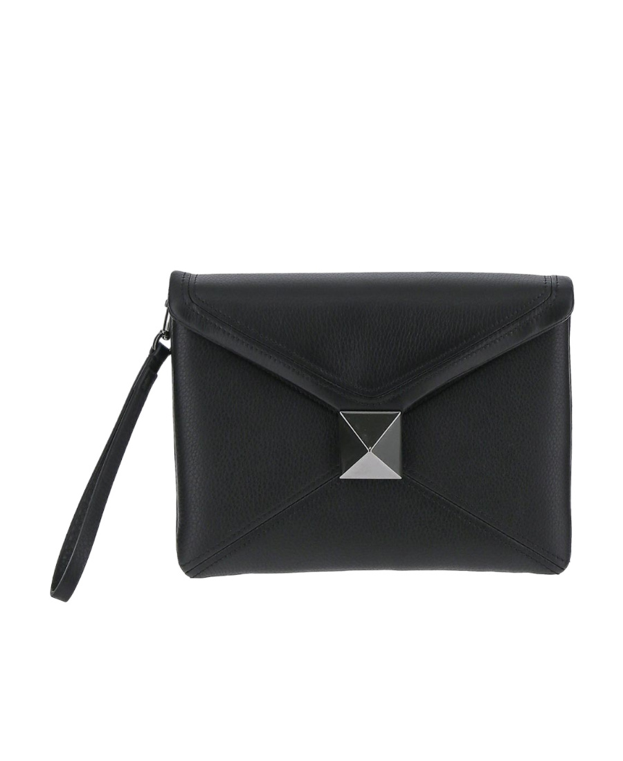 Valentino Leather Handbag In Black