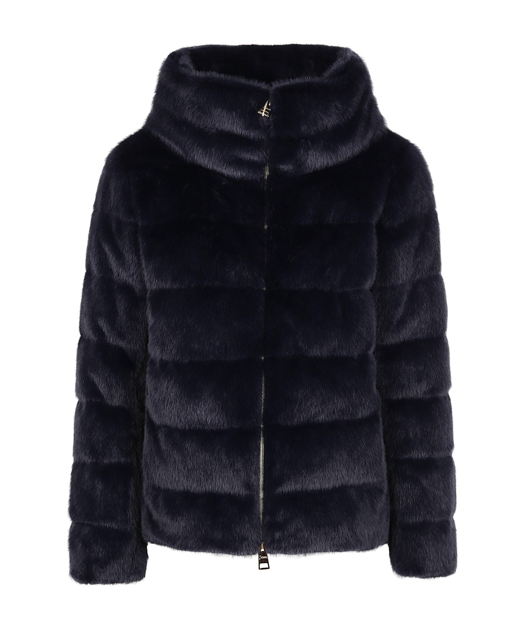 Herno Long-sleeved Down Jacket In Black