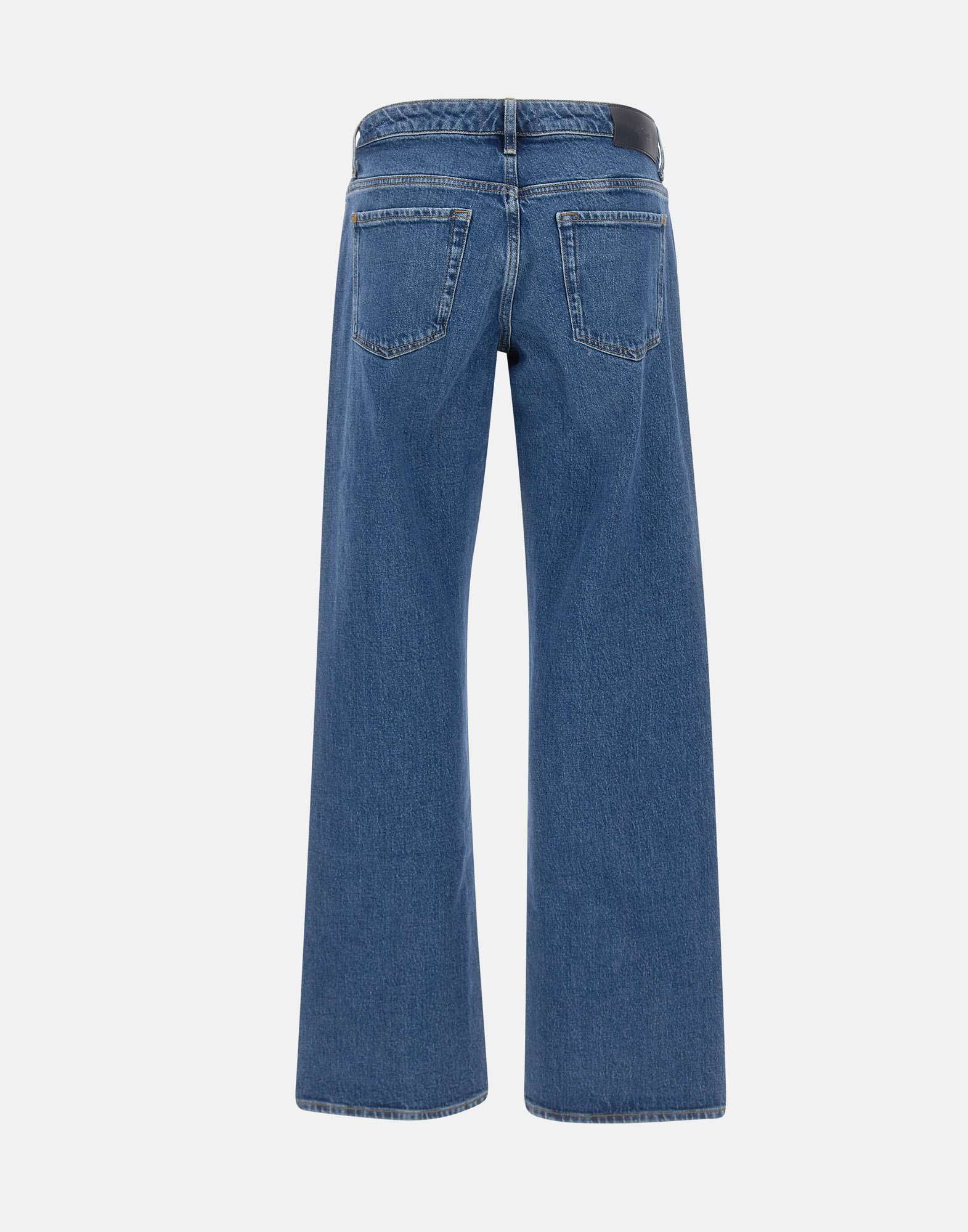 7 For All Mankind Five-pocket Straight-leg Jeans In Blue