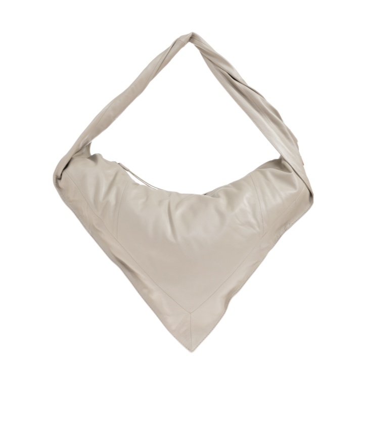 Lemaire Scarf Twisted-strapped Triangular Shoulder Bag In Brown
