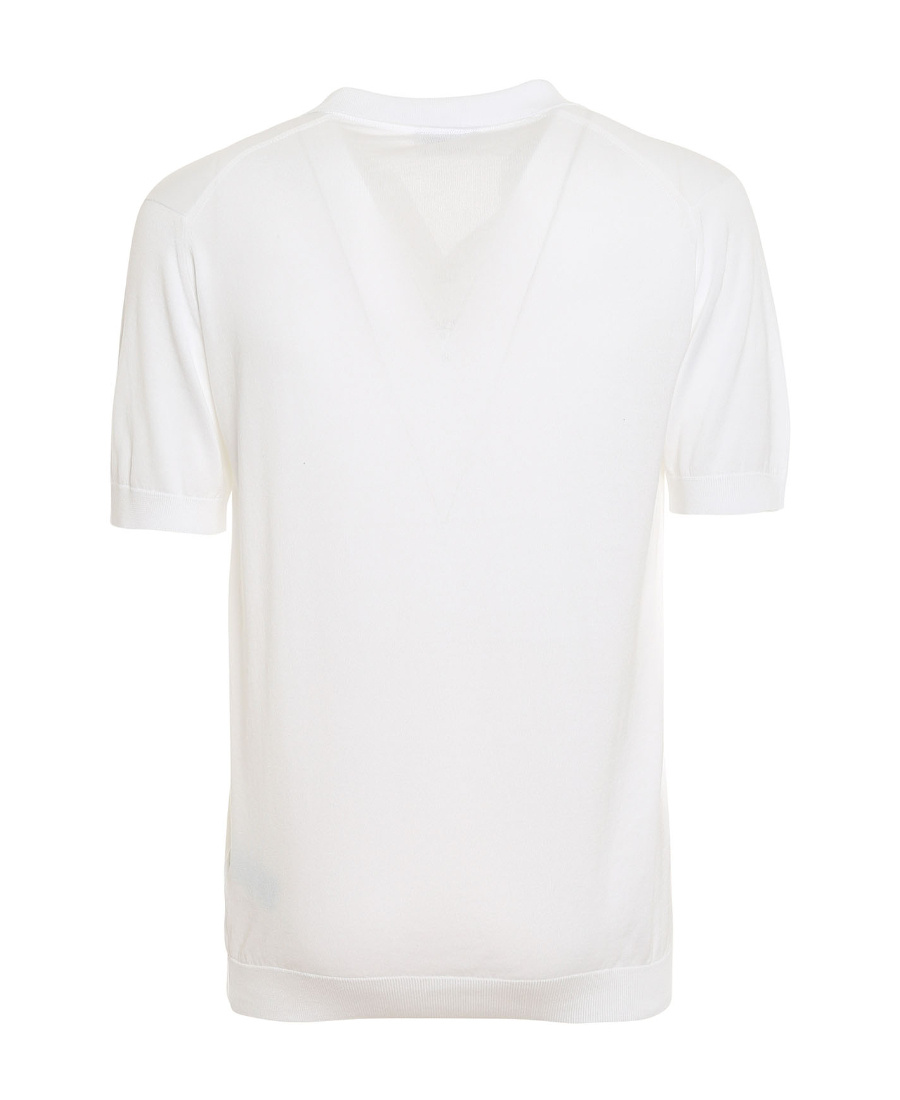 John Smedley Noah Skipper Collar Shirt Ss In White