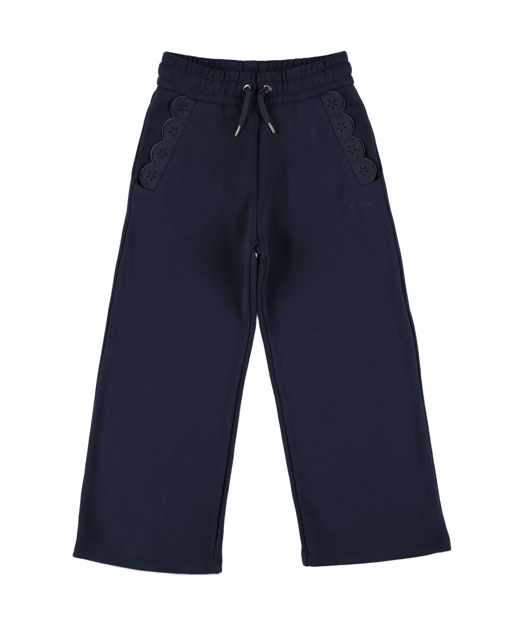 CHLOÉ CHLOÉ KIDS WIDE-LEG DRAWSTRING PALAZZO PANTS