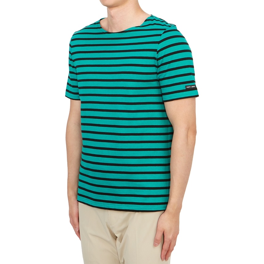Saint James Striped Graphic T-shirt