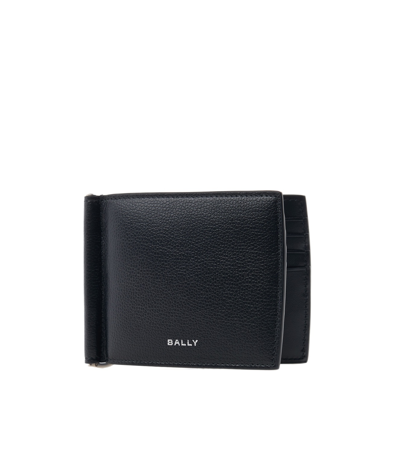 Shop Bally Double-fold Wallet In Black
