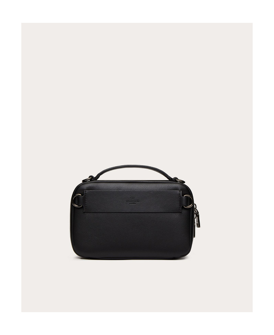 Valentino Vlogo Signature Crossbody Bag In Black