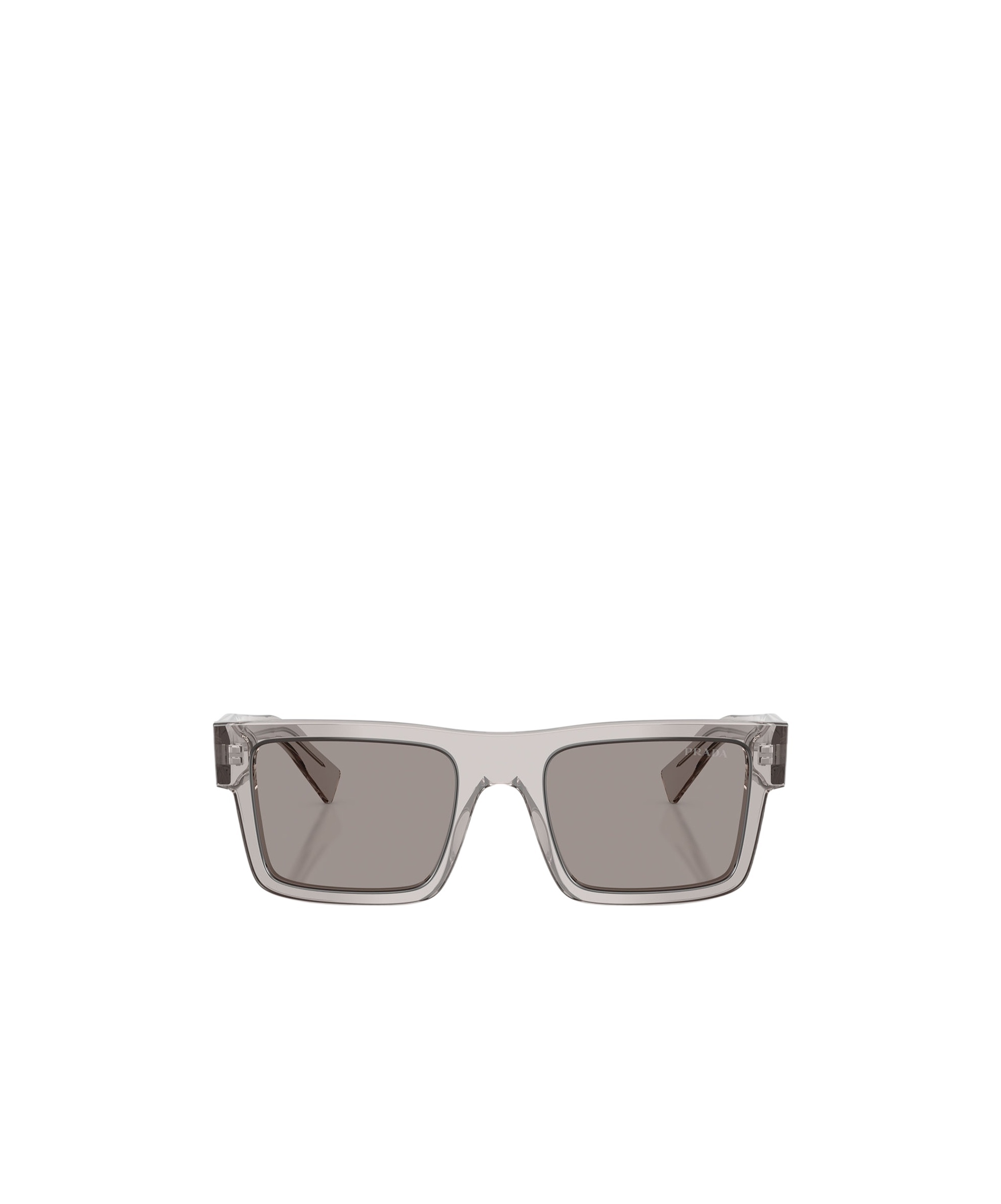 Prada Eyewear Rectangular Frame Sunglasses In Gray