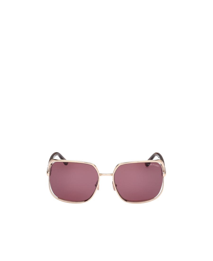 Tom Ford Raphaela Mixed-media Butterfly Sunglasses In Purple